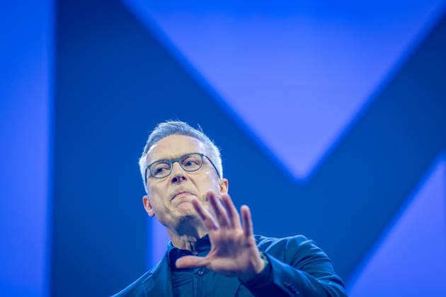 Karsten Wildberger, Bundesminister für Digitalisierung und Staatsmodernisierung. tritt als erster Redner des Tages auf der Conference Stage auf;OMR26 Festival in Hamburg, Hamburg Hamburg Deutschland Messe