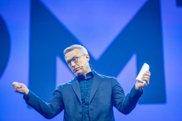 Karsten Wildberger, Bundesminister für Digitalisierung und Staatsmodernisierung. tritt als erster Redner des Tages auf der Conference Stage auf;OMR26 Festival in Hamburg, Hamburg Hamburg Deutschland Messe