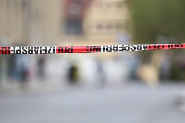 Leipzig, Sachsen, Deutschland, 05.05.2026: Nachdem am Montag ein Auto in eine Menschenmenge gefahren ist, ist der Tatort Grimmaische Straße am folgenden Morgen noch immer abgesperrt. Copyright: xdtsxNachrichtenagenturx dts_117713