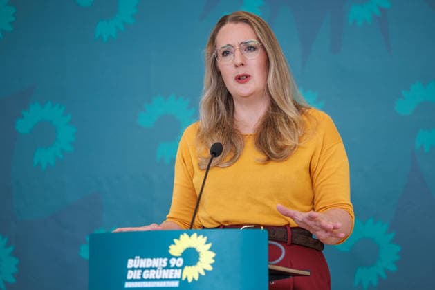 Bündnis 90 Die Grünen im Bundestag Statement mit Katharina Dröge von Bündnis 90 Die Grünen im Bundestag am 5.05.26 in Berlin. Berlin Berlin Deutschland Reichstag
