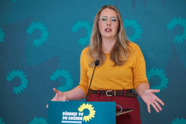 Bündnis 90 Die Grünen im Bundestag Statement mit Katharina Dröge von Bündnis 90 Die Grünen im Bundestag am 5.05.26 in Berlin. Berlin Berlin Deutschland Reichstag