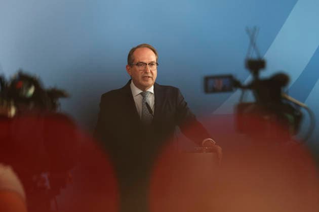 Bundesminister Alexander Dobrindt hat vor einem Jahr das Amt des Bundesinnenministers übernommen. Im Rahmen einer Pressekonferenz bilanziert er seine Amtszeit und gibt einen Ausblick auf anstehende Vorhaben. Bundesministerium des Innern in Berlin am 05.05.2026 in Berlin¨ Alexander Dobrindt zieht auf einer PK Bilanz seiner einjährigen Amtszeit