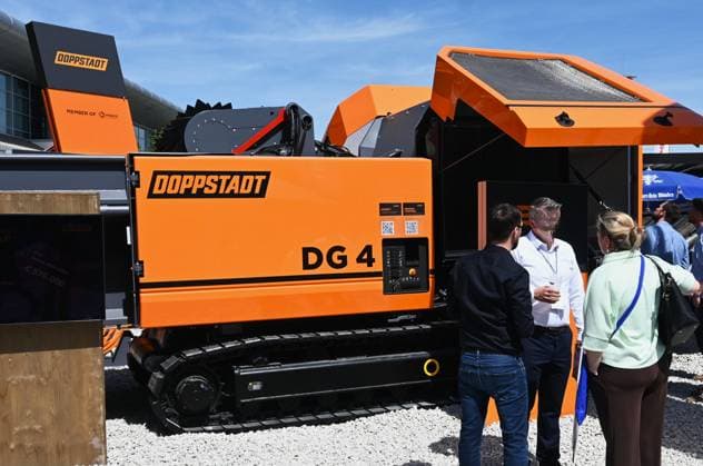 Die IFAT Munich 2026 ist die weltweit führende Fachmesse für Wasser-, Abwasser-, Abfall- und Rohstoffwirtschaft. Die Messe findet alle zwei Jahre auf dem Messegelände in München - Riem statt. Foto: Doppstadt DG4