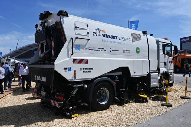 Die IFAT Munich 2026 ist die weltweit führende Fachmesse für Wasser-, Abwasser-, Abfall- und Rohstoffwirtschaft. Die Messe findet alle zwei Jahre auf dem Messegelände in München - Riem statt. Foto: Messestand Faun Umwelttechnik, Viajet