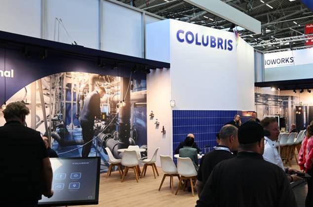 Die IFAT Munich 2026 ist die weltweit führende Fachmesse für Wasser-, Abwasser-, Abfall- und Rohstoffwirtschaft. Die Messe findet alle zwei Jahre auf dem Messegelände in München - Riem statt. Foto: Messestand Colubris Cleantech B.V.