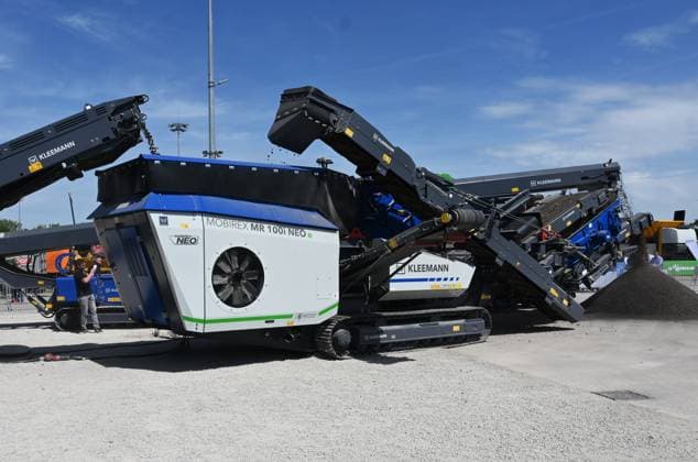 Die IFAT Munich 2026 ist die weltweit führende Fachmesse für Wasser-, Abwasser-, Abfall- und Rohstoffwirtschaft. Die Messe findet alle zwei Jahre auf dem Messegelände in München - Riem statt. Foto: Kleemann Mobirex Neo
