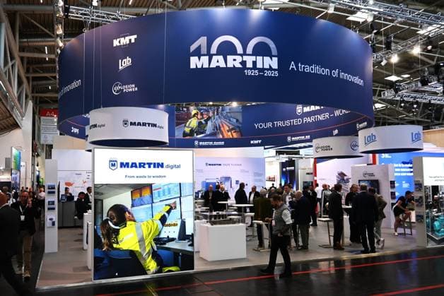 Die IFAT Munich 2026 ist die weltweit führende Fachmesse für Wasser-, Abwasser-, Abfall- und Rohstoffwirtschaft. Die Messe findet alle zwei Jahre auf dem Messegelände in München - Riem statt. Foto: Messestand Martin Digital, Martin GmbH für Umwelt und Energietechnik