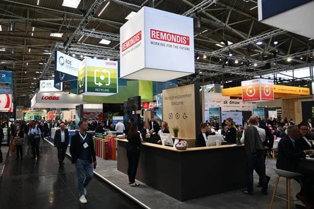 Die IFAT Munich 2026 ist die weltweit führende Fachmesse für Wasser-, Abwasser-, Abfall- und Rohstoffwirtschaft. Die Messe findet alle zwei Jahre auf dem Messegelände in München - Riem statt. Foto: Messestand Remondis SE und Co.KG