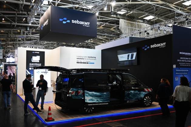 Die IFAT Munich 2026 ist die weltweit führende Fachmesse für Wasser-, Abwasser-, Abfall- und Rohstoffwirtschaft. Die Messe findet alle zwei Jahre auf dem Messegelände in München - Riem statt. Foto: Messestand seba KMT by Megger