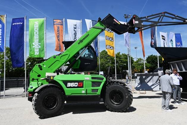 Die IFAT Munich 2026 ist die weltweit führende Fachmesse für Wasser-, Abwasser-, Abfall- und Rohstoffwirtschaft. Die Messe findet alle zwei Jahre auf dem Messegelände in München - Riem statt. Foto: Sennebogen 360G