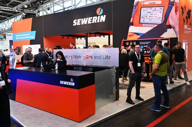 Die IFAT Munich 2026 ist die weltweit führende Fachmesse für Wasser-, Abwasser-, Abfall- und Rohstoffwirtschaft. Die Messe findet alle zwei Jahre auf dem Messegelände in München - Riem statt. Foto: Messestand Sewerin