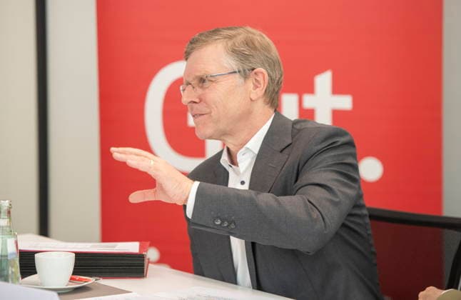 Jahrespressekonferenz 2026 des Sparkassenverbandes Saar am Dienstag (05.05.2026) in Saarbrücken. Im Bild: Dr. Christian Molitor, Geschäftsführer des Sparkassenverbandes Saar.
