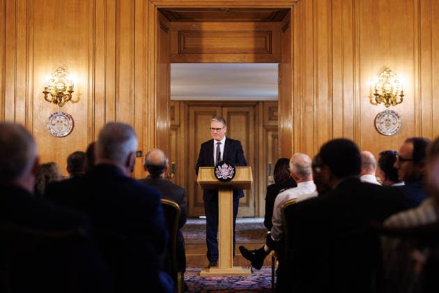 Prime Minister Keir Starmer hosts antisemitism event 05 05 2026. London, United Kingdom. Prime Minister Keir Starmer delivers a speech as he hosts an antisemitism event in 10 Downing Street., Credit:Ben Perry Avalon United Kingdom, Greater London, London, 10 Downing Street  Copyright: xBenxPerryx xAvalonx 1096691371