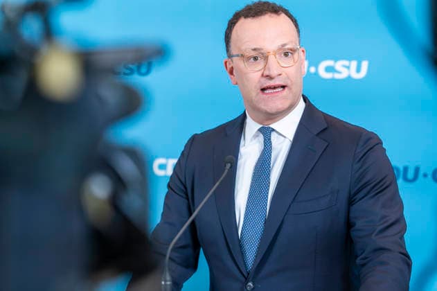 Jens Spahn EUR, Deutschland, Berlin: 05.05.2026: Pressestatement vor der Fraktionssitzung mit dem Vorsitzenden der CDU CSU-Bundestagsfraktion, Jens Spahn.