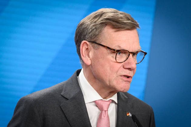 Berlin, Pressebegegnung Johann Wadephul und Gideon Sa™ar Pressekonferenz vom deutschen Außenminister Johann Wadephul (CDU) und der israelische Außenminister Gideon Sa™ar am 05.05.2026 im Auswärtigen Amt in Berlin. Berlin Auswärtiges Amt Berlin Deutschland