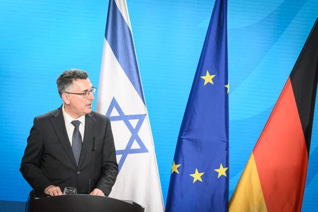 Berlin, Pressebegegnung Johann Wadephul und Gideon Sa™ar Pressekonferenz vom deutschen Außenminister Johann Wadephul (CDU) und der israelische Außenminister Gideon Sa™ar am 05.05.2026 im Auswärtigen Amt in Berlin. Berlin Auswärtiges Amt Berlin Deutschland