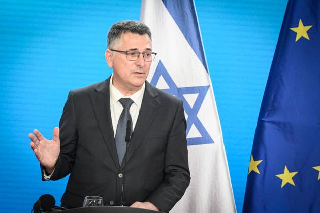 Berlin, Pressebegegnung Johann Wadephul und Gideon Sa™ar Pressekonferenz vom deutschen Außenminister Johann Wadephul (CDU) und der israelische Außenminister Gideon Sa™ar am 05.05.2026 im Auswärtigen Amt in Berlin. Berlin Auswärtiges Amt Berlin Deutschland
