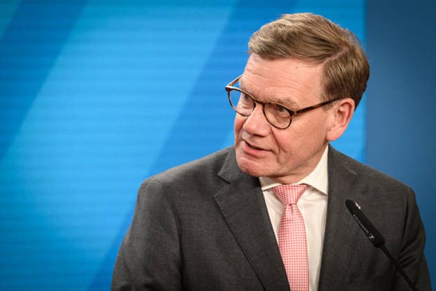 Berlin, Pressebegegnung Johann Wadephul und Gideon Sa™ar Pressekonferenz vom deutschen Außenminister Johann Wadephul (CDU) und der israelische Außenminister Gideon Sa™ar am 05.05.2026 im Auswärtigen Amt in Berlin. Berlin Auswärtiges Amt Berlin Deutschland