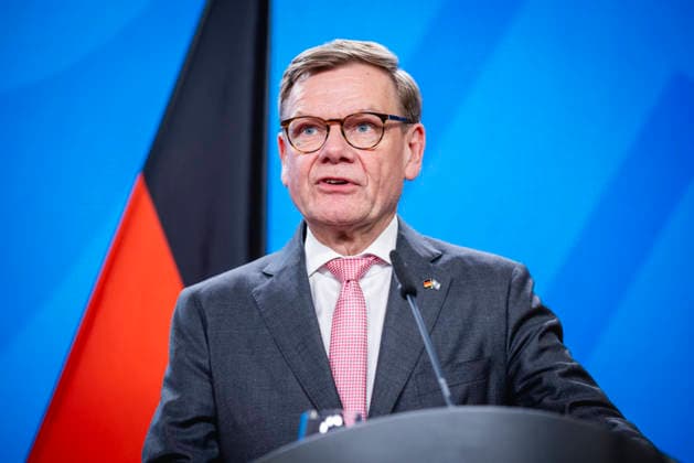 Johann Wadephul (CDU), Bundesaussenminister, aufgenommen im Rahmen einer Pressekonferenz in Berlin, 05.05.2026. Fotografiert im Auftrag des Auswaertigen Amtes Berlin Deutschland Copyright: xJulianexSonntag AAx
