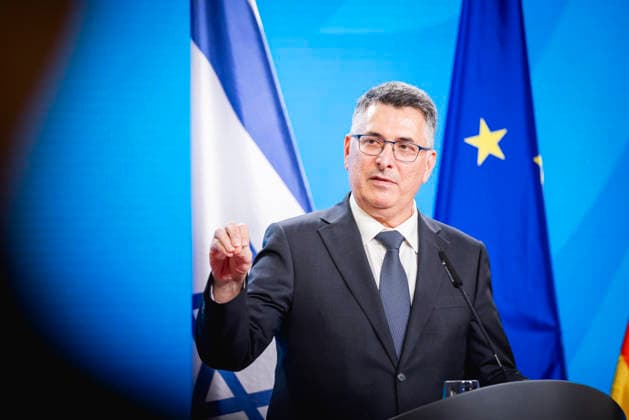 Gideon Sa ar, Aussenminister von Israel, aufgenommen im Rahmen einer Pressekonferenz in Berlin, 05.05.2026. Fotografiert im Auftrag des Auswaertigen Amtes Berlin Deutschland Copyright: xJulianexSonntag AAx