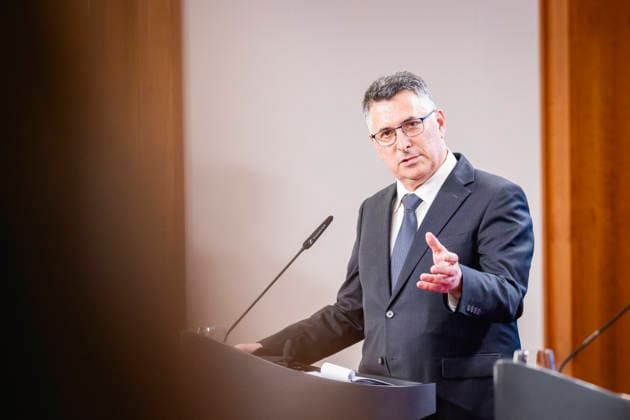 Gideon Sa ar, Aussenminister von Israel, aufgenommen im Rahmen einer Pressekonferenz in Berlin, 05.05.2026. Fotografiert im Auftrag des Auswaertigen Amtes Berlin Deutschland Copyright: xJulianexSonntag AAx