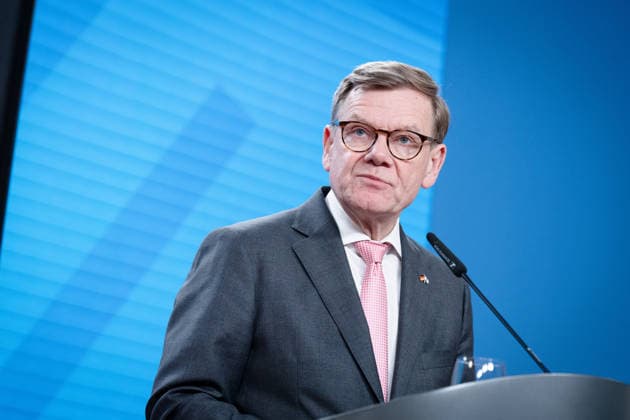 Außenminister Johann Wadephul Auswärtiges Amt, Berlin, Pressebegegnung, Außenminister Johann Wadephul Berlin Berlin GER