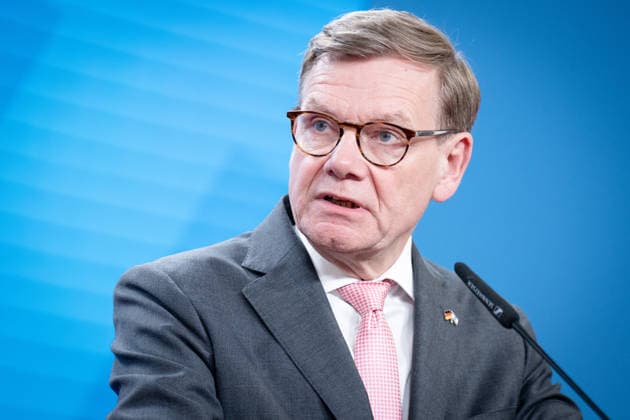 Außenminister Johann Wadephul Auswärtiges Amt, Berlin, Pressebegegnung, Außenminister Johann Wadephul Berlin Berlin GER