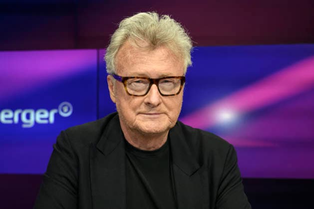v.l.: Hans-Ulrich Jörges (Kolumnist und Journalist), GER, Berlin, Studio, zu Gast bei Maischberger, politische Talkshow, TV, Format, mit Moderatorin Sandra Maischberger, Das Erste, aus Adlershof Am Studio 20, 05. Mai 2026, Copyright: HMBxMedia UwexKoch