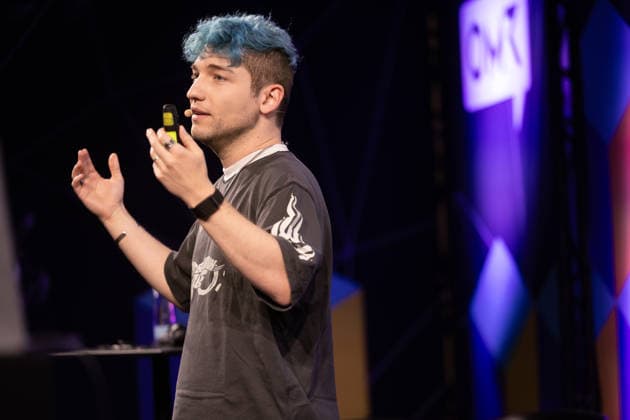Hamburg, OMR Festival Hamburg, 05.05.2026 Influencer und NINDO-Gruender Rezo bei seiner Masterclass auf der OMR 2026