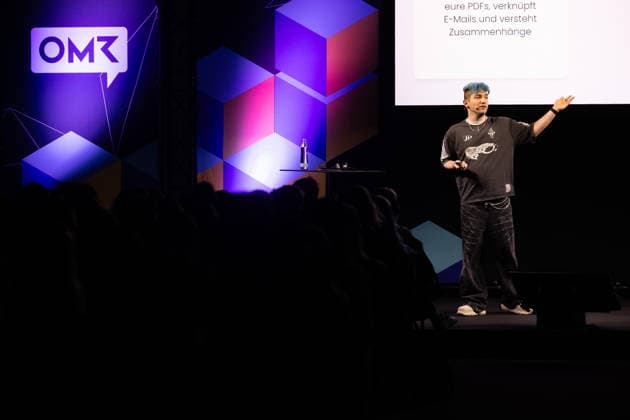 Hamburg, OMR Festival Hamburg, 05.05.2026 Influencer und NINDO-Gruender Rezo bei seiner Masterclass auf der OMR 2026