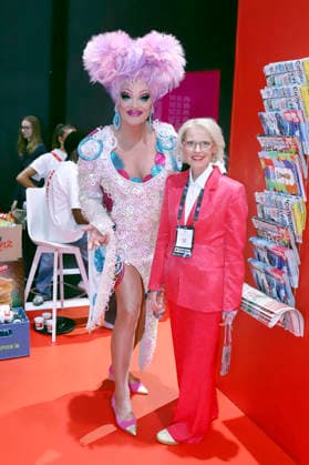 Olivia Jones und Tanja May beim OMR Festival 2026 in den Messehallen. Hamburg, 05.05.2026