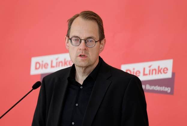 Deutschland, Berlin, Reichstag, Fraktion Die Linke im Bundestag, Pressekonferenz mit Sören Pellmann