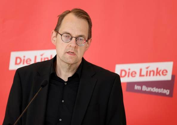 Deutschland, Berlin, Reichstag, Fraktion Die Linke im Bundestag, Pressekonferenz mit Sören Pellmann