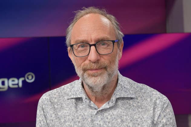 Jimmy Wales in der ARD-Talkshow maischberger im Studio Berlin Adlershof. Berlin, 05.05.2026
