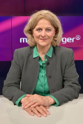 Kristina Dunz in der ARD-Talkshow maischberger im Studio Berlin Adlershof. Berlin, 05.05.2026