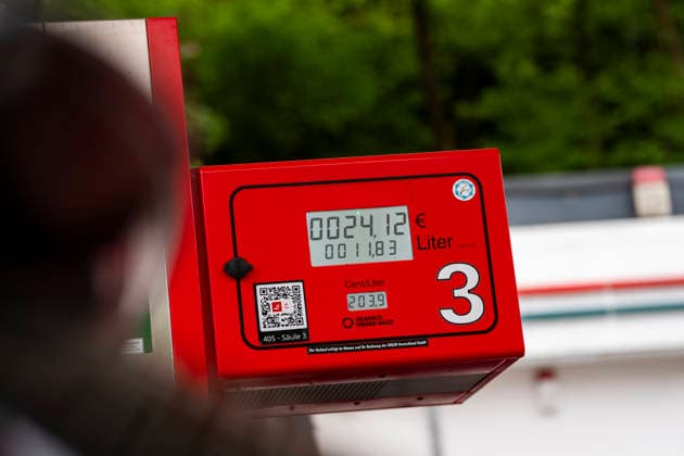 Benzinpreise am 06.05.2026. Symbolbild zum Thema steigende Benzin- und Dieselpreise im Zusammenhang mit internationalen Energiepreisentwicklungen und geopolitischen Spannungen im Iran und im Nahen Osten. Copyright: MarcoxBader