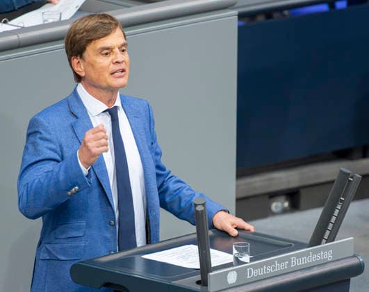 Bernd Baumann - Aktuelle Stunde EUR, Deutschland, Berlin, 06.05.2026: Bernd Baumann (AfD) erster parlamentarischer Geschäftsführer der AfD-Bundestagsfraktion. Aktuelle Stunde Ein Jahr Regierung unter Bundeskanzler Merz
