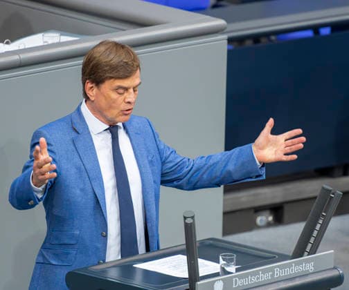 Bernd Baumann - Aktuelle Stunde EUR, Deutschland, Berlin, 06.05.2026: Bernd Baumann (AfD) erster parlamentarischer Geschäftsführer der AfD-Bundestagsfraktion. Aktuelle Stunde Ein Jahr Regierung unter Bundeskanzler Merz