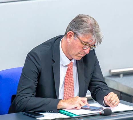 Bernd Baumann - Aktuelle Stunde EUR, Deutschland, Berlin, 06.05.2026: Bernd Baumann (AfD) erster parlamentarischer Geschäftsführer der AfD-Bundestagsfraktion. Aktuelle Stunde Ein Jahr Regierung unter Bundeskanzler Merz