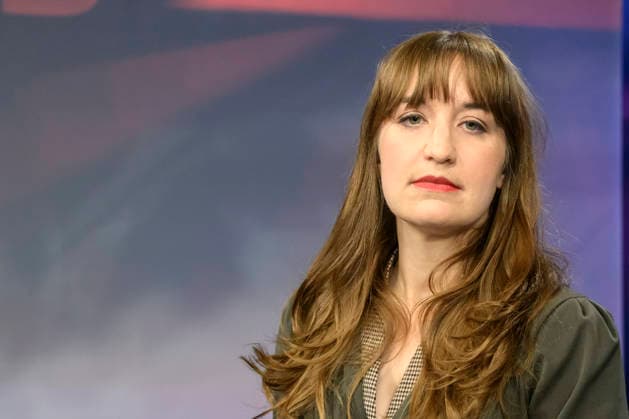 v.l.: Heidi Reichinnek, Die Linke (Fraktionsvorsitzende), GER, Berlin, Studio, zu Gast bei – Maischberger, politische Talkshow, TV, Format, mit Moderatorin – Sandra Maischberger, Das Erste, aus Adlershof – Am Studio 20, 06. Mai 2026, Copyright: HMBxMedia UwexKoch