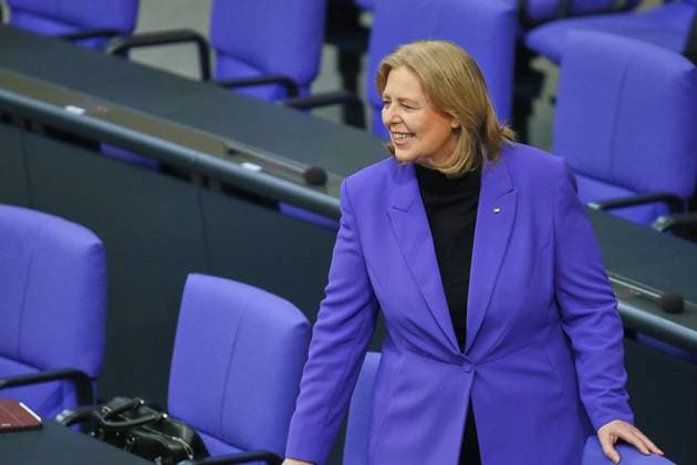 Berlin, Deutschland, 07.05.2026: Deutscher Bundestag: 77. Bundestagssitzung: Bundesministerin für Arbeit und Soziales Bärbel Bas (SPD) Copyright: xdtsxNachrichtenagenturx dts_118038