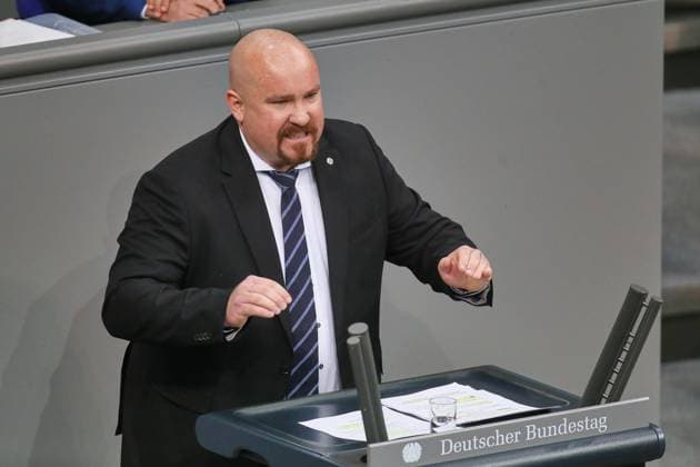 Berlin, Deutschland, 07.05.2026: Deutscher Bundestag: 77. Bundestagssitzung: Jan Feser, AfD Copyright: xdtsxNachrichtenagenturx dts_118045