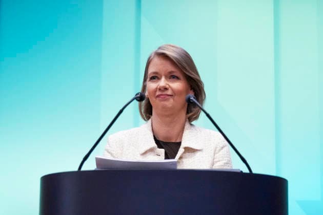 Norges Bank offentliggjor rentebeslutning Oslo 20260507. Sentralbanksjef Ida Wolden Bache presenterer rentebeslutningen fra komiteen for pengepolitikk og finansiell stabilitet. Foto: Ole Berg-Rusten NTB Oslo Norge O2gRy3HPEgo EDITORIAL USE ONLY Ref:O2gRy3HPEgo.jpg Copyright: xOlexBerg-Rustenx xNTBx