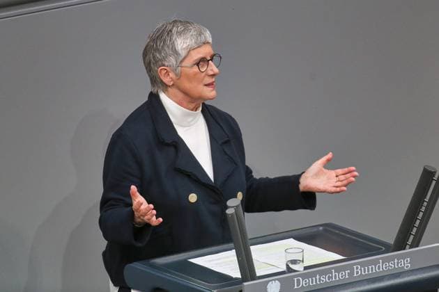 Berlin, Deutschland, 07.05.2026: Deutscher Bundestag: 77. Bundestagssitzung: Britta Haßelmann, Grüne Copyright: xdtsxNachrichtenagenturx dts_118129