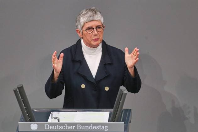 Berlin, Deutschland, 07.05.2026: Deutscher Bundestag: 77. Bundestagssitzung: Britta Haßelmann, Grüne Copyright: xdtsxNachrichtenagenturx dts_118155
