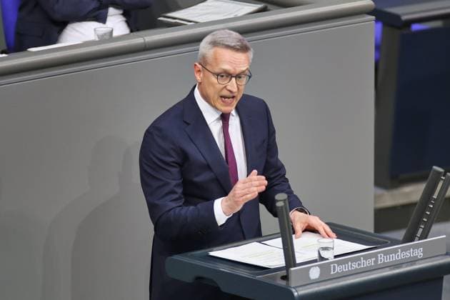 Berlin, Deutschland, 07.05.2026: Deutscher Bundestag: 77. Bundestagssitzung: Bundesminister für Digitales und Staatsmodernisierung Karsten Wildberger (CDU) Copyright: xdtsxNachrichtenagenturx dts_118163
