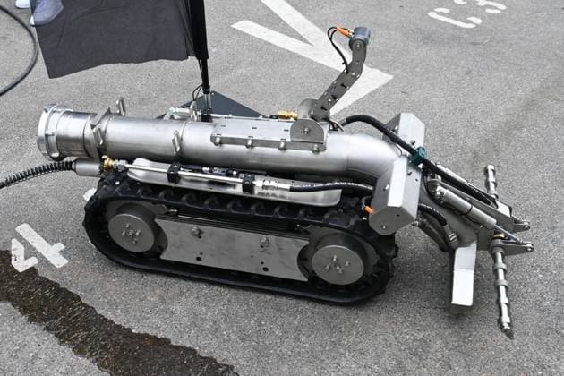 Die IFAT Munich 2026 ist die weltweit führende Fachmesse für Wasser-, Abwasser-, Abfall- und Rohstoffwirtschaft. Die Messe findet alle zwei Jahre auf dem Messegelände in München - Riem statt. Foto: Raupe, Equipment für aufwändige Reparaturen.
