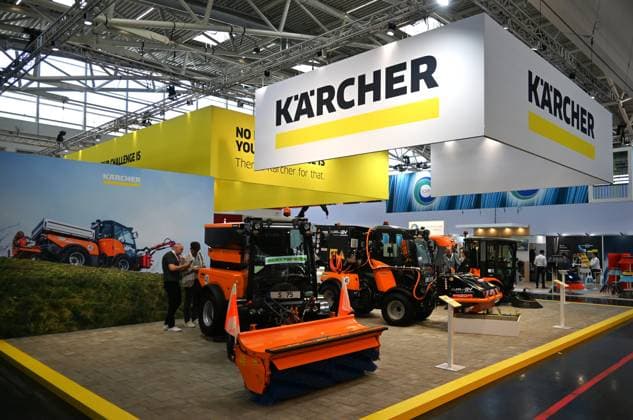 Die IFAT Munich 2026 ist die weltweit führende Fachmesse für Wasser-, Abwasser-, Abfall- und Rohstoffwirtschaft. Die Messe findet alle zwei Jahre auf dem Messegelände in München - Riem statt. Foto: Messestand Alfred Kärcher