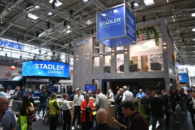 Die IFAT Munich 2026 ist die weltweit führende Fachmesse für Wasser-, Abwasser-, Abfall- und Rohstoffwirtschaft. Die Messe findet alle zwei Jahre auf dem Messegelände in München - Riem statt. Foto: Messestand der Stadler Anlagenbau GmbH