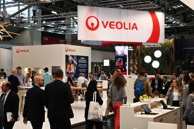 Die IFAT Munich 2026 ist die weltweit führende Fachmesse für Wasser-, Abwasser-, Abfall- und Rohstoffwirtschaft. Die Messe findet alle zwei Jahre auf dem Messegelände in München - Riem statt. Foto: Messestand Veolia